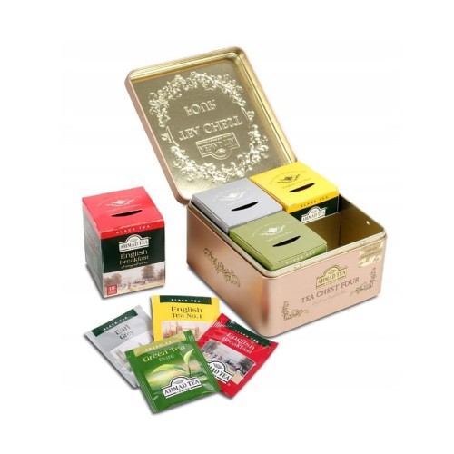 Zestaw Herbat Ahmad Tea Chest Four 4x10 torebek1.jpg