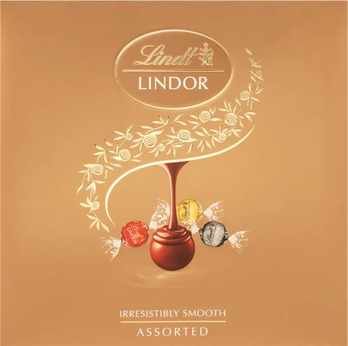 Lindor Box Back Box of chocolates Lindt Lindor Assorted Box 150g Delikatesy Smacza Jama