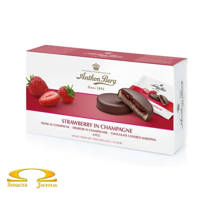 Chocolates Anthon Berg Strawberries in champagne 220g