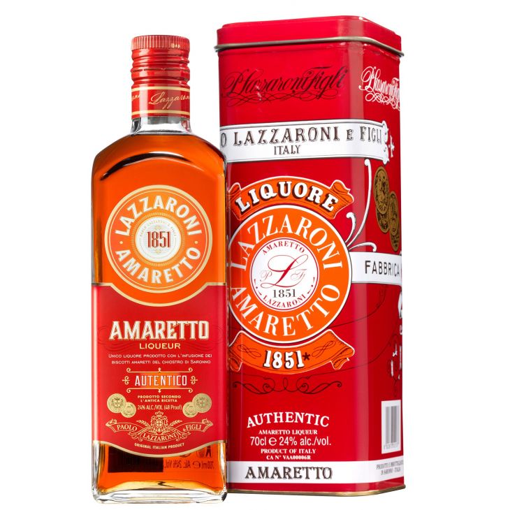 Liqueur Lazzaroni Amaretto 0,7l in can