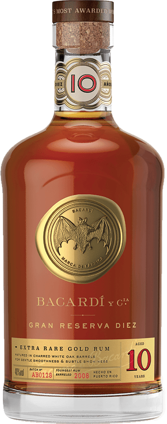 Rum Bacardi Gran Res Diez 10yo 40% 0.7l