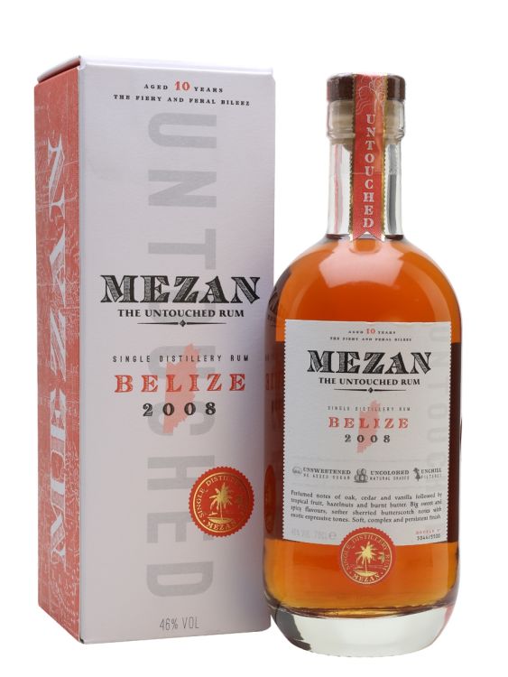 Rum Mezan Belize 2008 46% 0,7l in carton