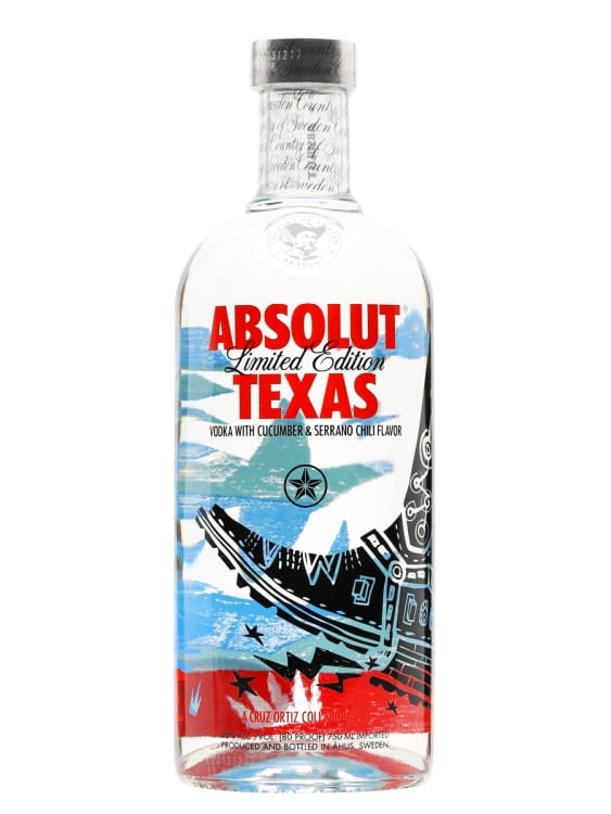 Vodka Absolut Texas 40% 0,75l