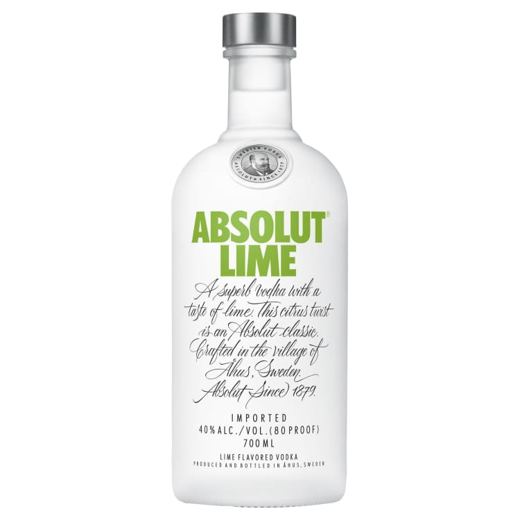 Vodka Absolut Lime limonkowa 40% 0,7l
