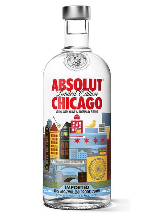 Vodka Absolut Chicago 40% 0,75l