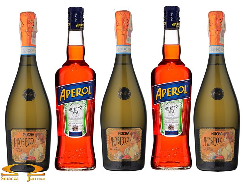 Aperol Spritz - zestaw 2x Aperol 0,7 plus 3x prosecco 0,75