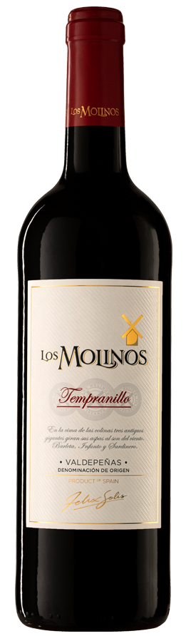 Wine Los Molinos Tempranillo Valdepeñas 0,75l