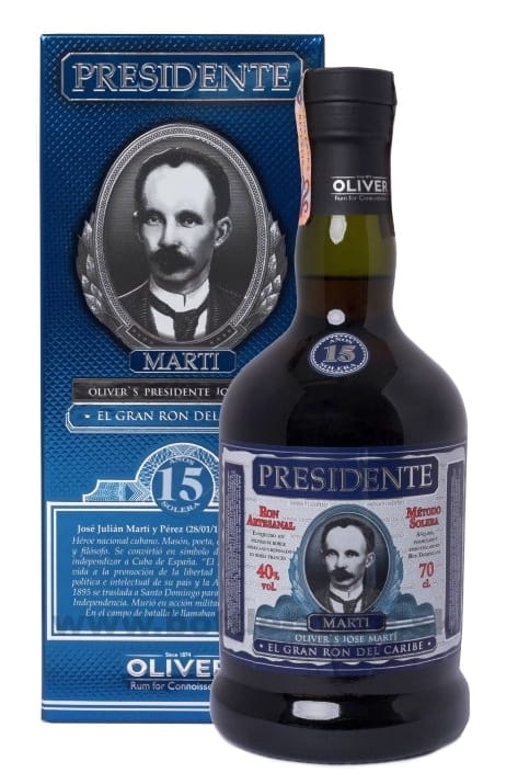 Rum Presidente Marti 15 YO Dominikana 40% 0,7l