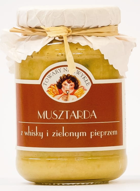 Musztarda z whisky i zielonym pieprzem Towary Niezwykłe 190g