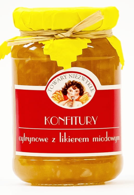 Konfitury cytrynowe z likierem miodowym Towary Niezwykłe 200g