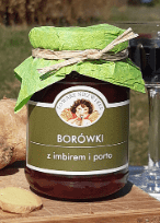 Borówki z imbirem i porto Towary Niezwykłe 200g