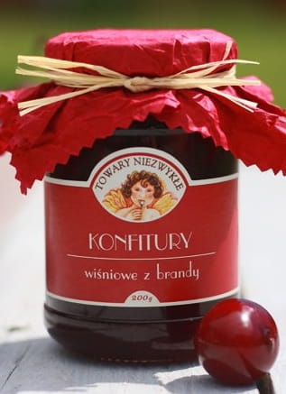 Konfitury wiśniowe z brandy Towary Niezwykłe 200g