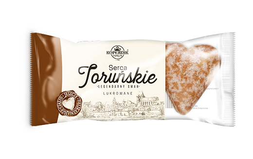 Pierniczki Kopernik Serca Toruńskie lukrowane 120g