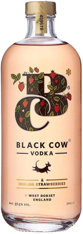 Vodka Black Cow with English Strawberries 37,5% 0,7l