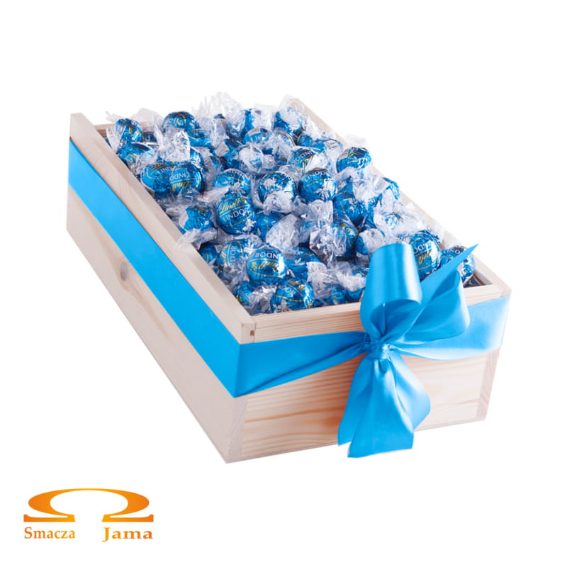 Box of pralines Lindt Lindor Milk & White 1kg