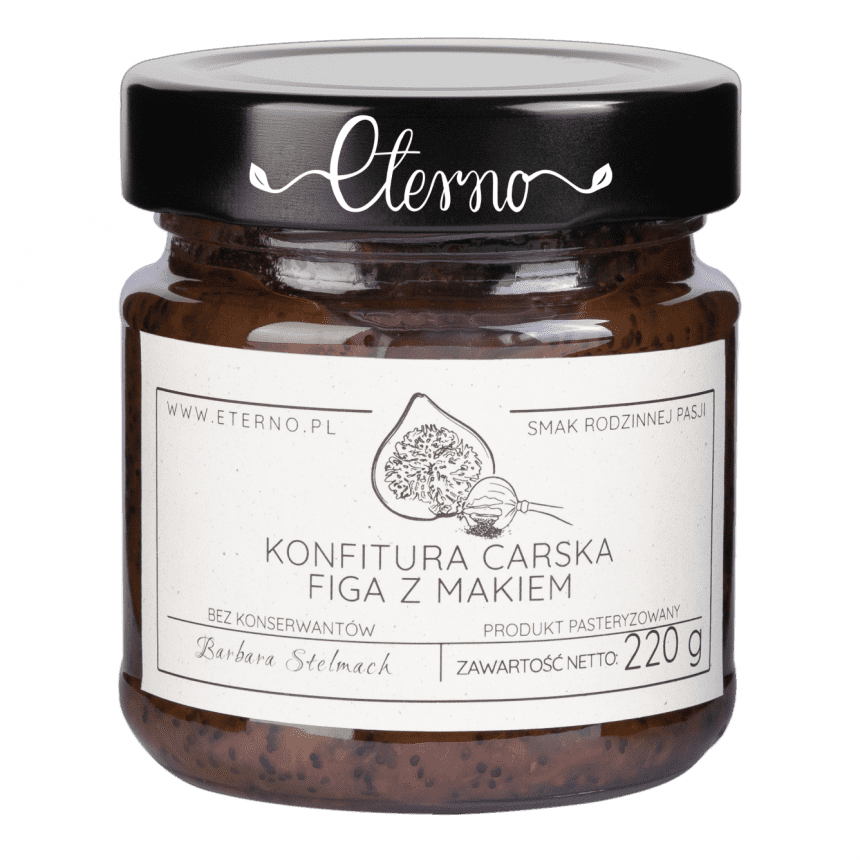 Konfitura Carska Figa z Makiem Eterno 220g