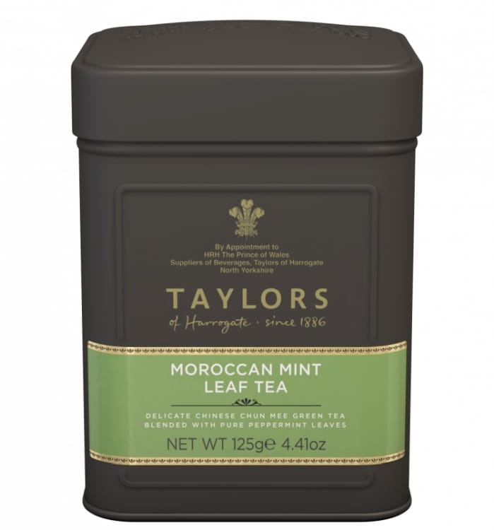 Herbata zielona liściasta Taylors of Harrogate Moroccan Mint 125g