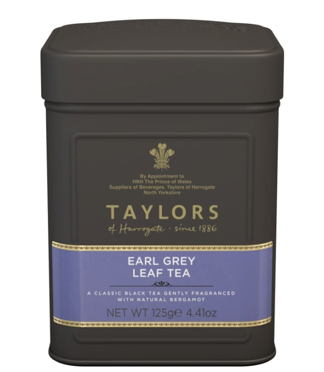 Herbata czarna liściasta Taylors of Harrogate Earl Grey 125g
