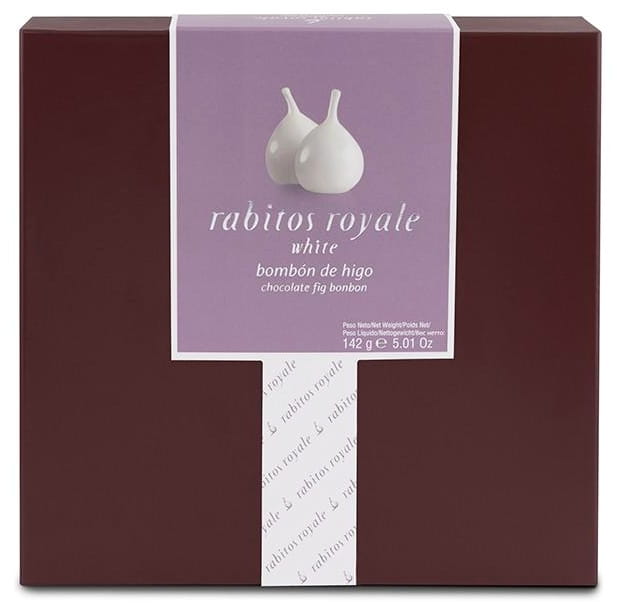 Box of chocolates  Rabitos Royale White – Figs in white chocolate 153g