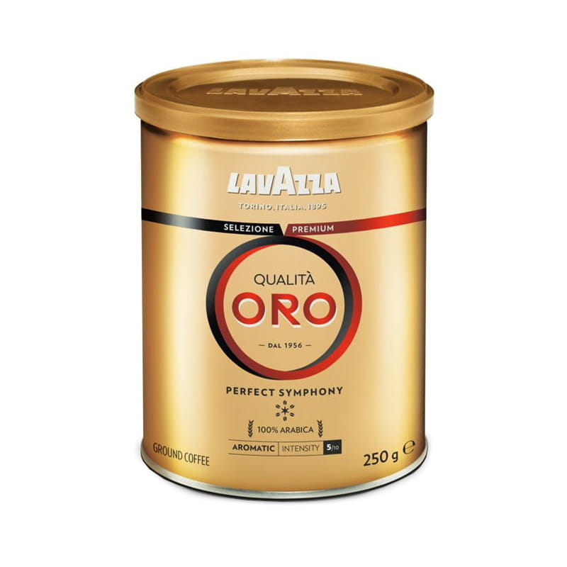 Ground coffee Lavazza Qualita Oro 250g can