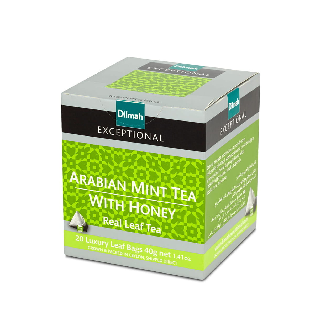 Tea Dilmah Arabian Mint Tea with Honey mint and honey 20 tea bags