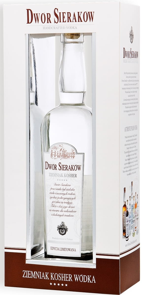 Vodka Dwór Sieraków Ziemniak Kosher 40% 0,7l  w kartoniku
