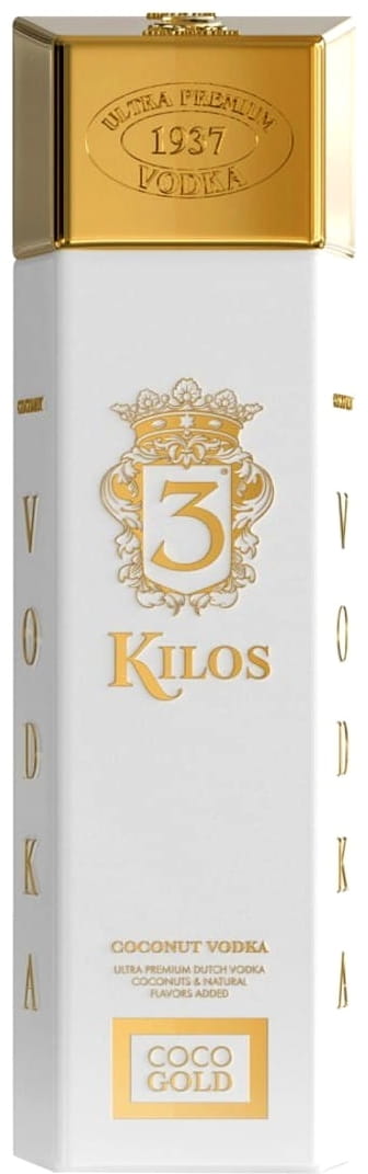 Vodka 3 Kilos Gold Coconut 37,5% 0,7l