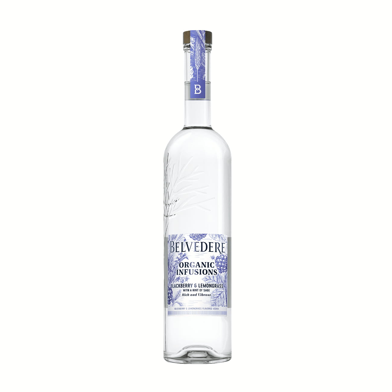 Vodka Belvedere Organic Infusions BLACKBERRY & LEMONGRASS 40% 0,7l