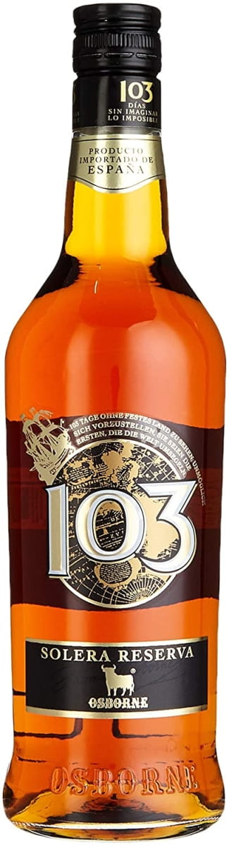 Brandy de Jerez Osborne 103 Negra 0,7l