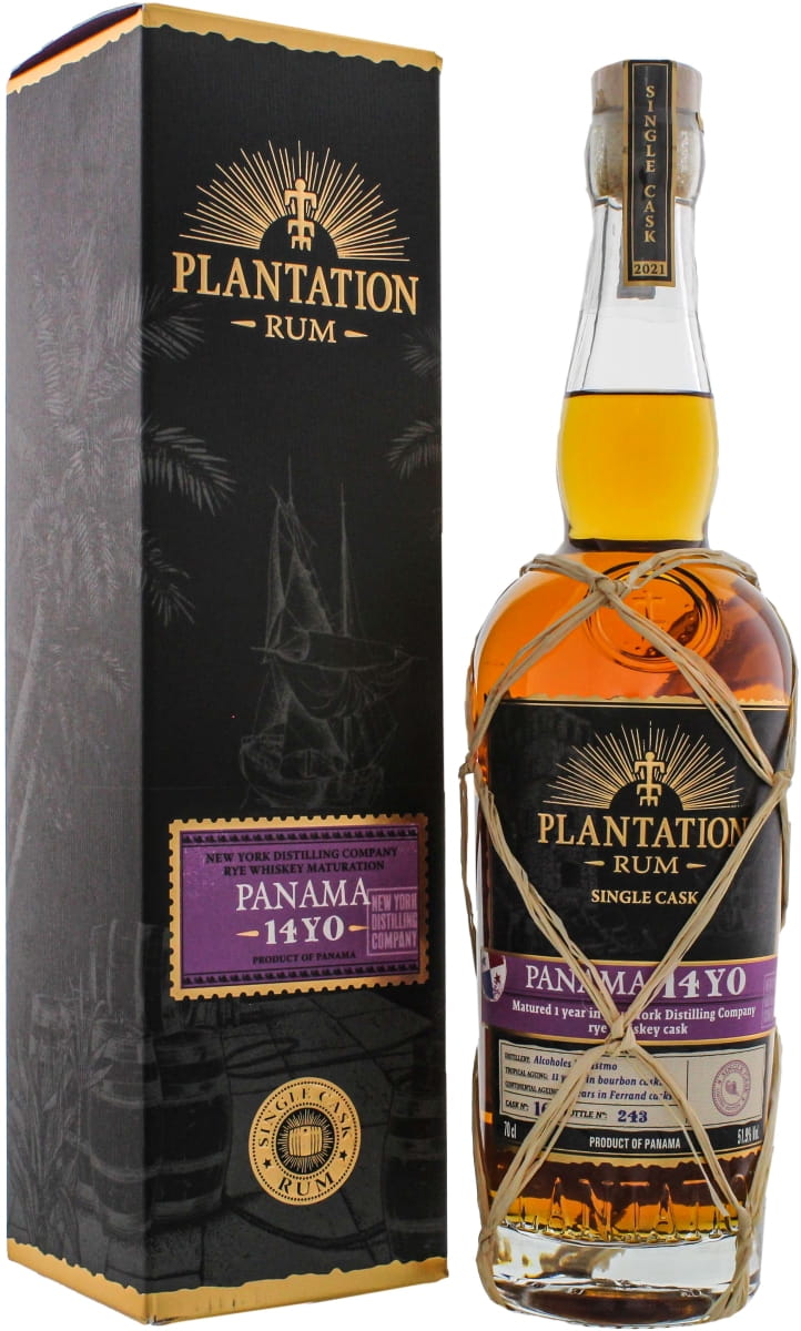 Rum Plantation Panama 14 YO Rye Whiskey Cask 51,9% 0,7l