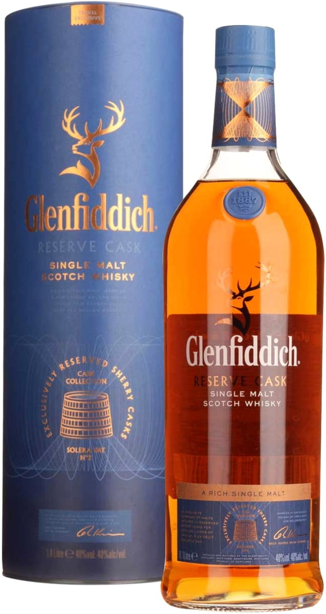 Whisky Glenfiddich Reserve Cask 40% 1l niebieski