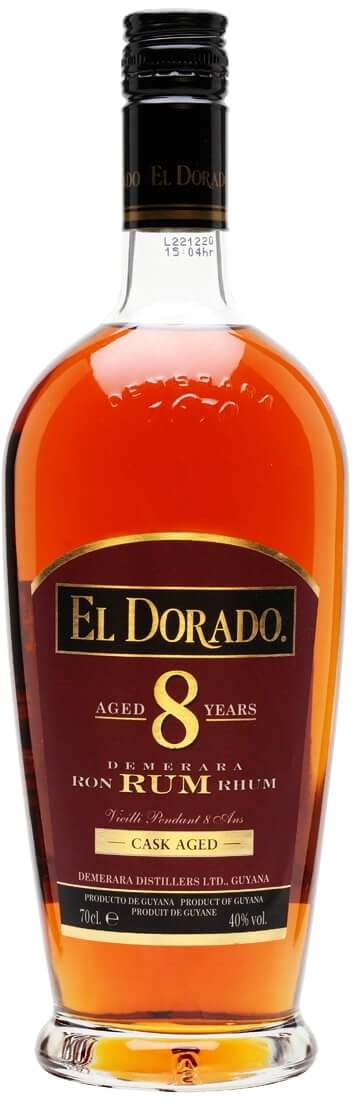 Rum El Dorado 8 YO Cask Aged Guyana 40% 0,7l