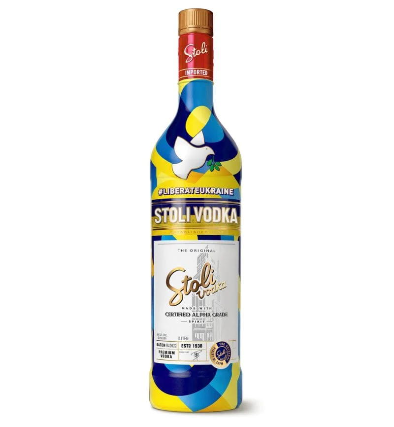 Stoli Vodka Limited Edition Liberate Ukraine 40% 1l 
