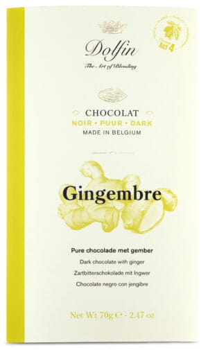 Chocolate Dolfin with ginger 70g