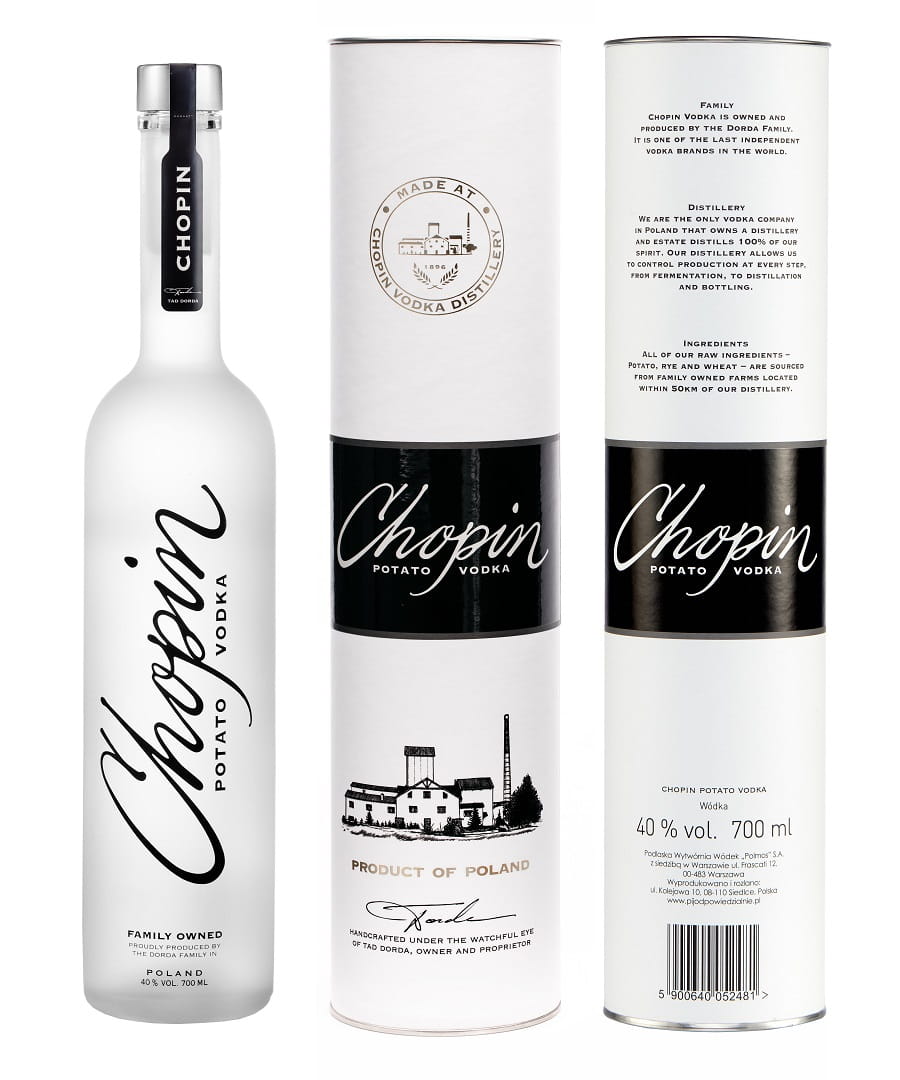 Vodka Chopin Black Potato 40% 0,7l w puszce
