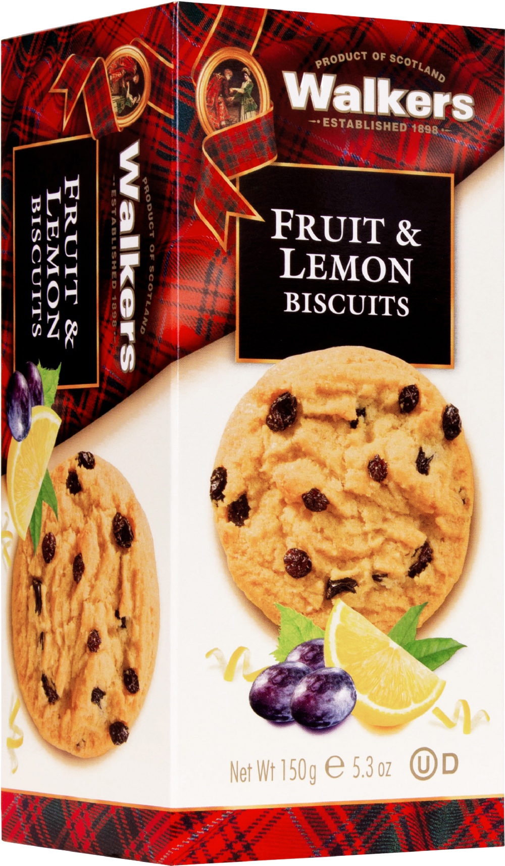 Ciastka Walkers Italian Lemon & White Chocolate 150g