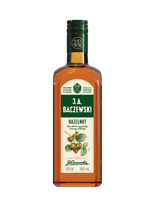 Vodka J.A. Baczewski Orzechówka 38% 0,5l