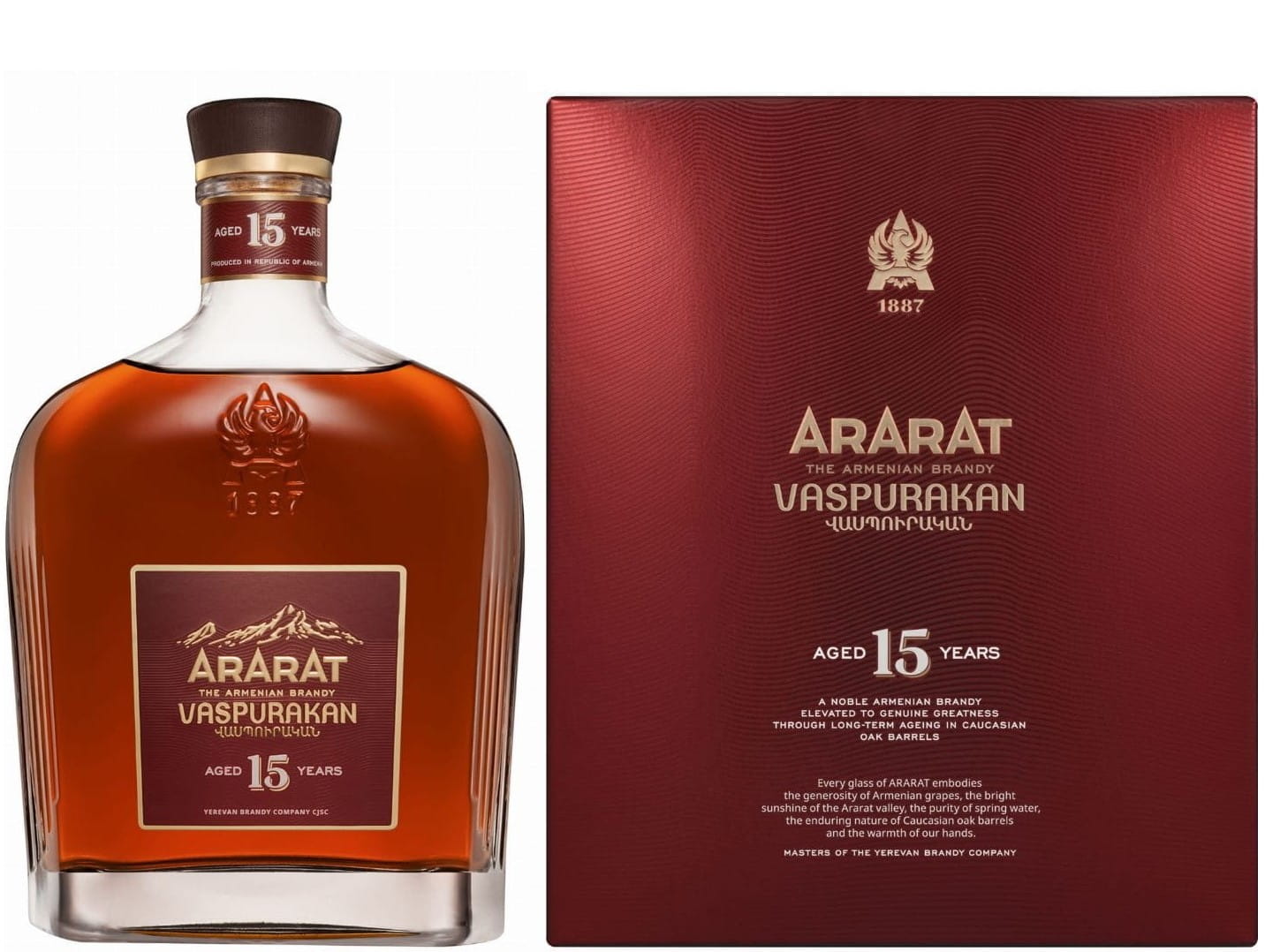 Brandy Ararat 15 YO Vaspurakan 0,7l
