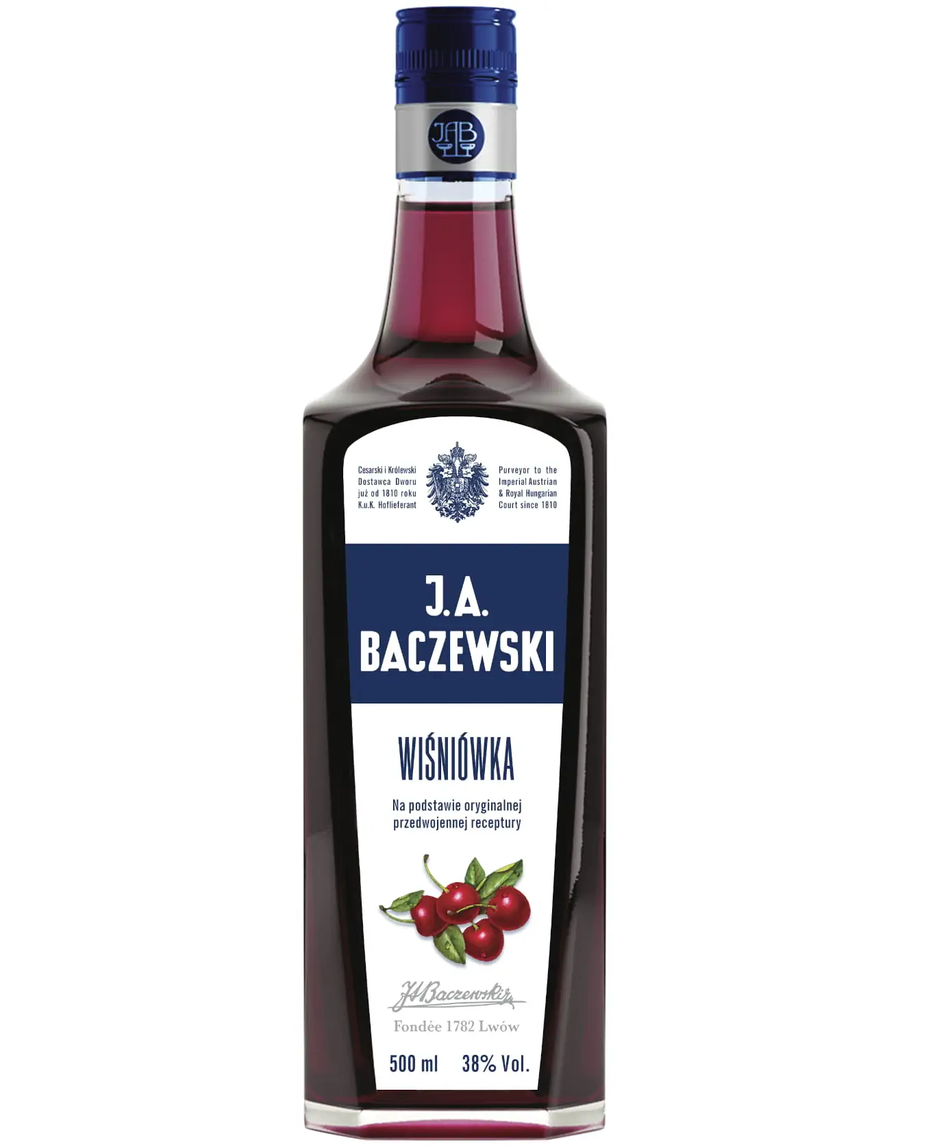 Vodka J. A. Baczewski Cherry 0,5l