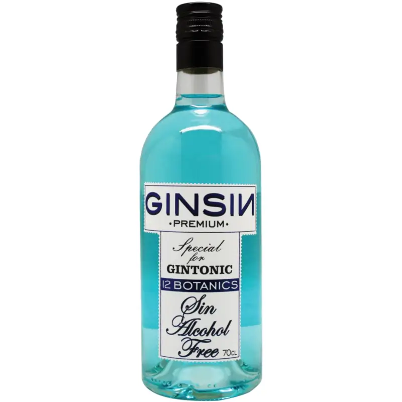 Bezalkoholowy gin Ginsin 12 Botanics 0,0% 0,7l