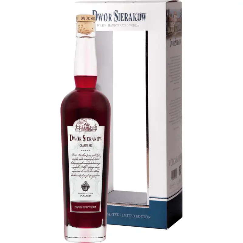 Vodka Dwór Sieraków Czarny Bez Limited Edition 40% 0,7l w kartoniku