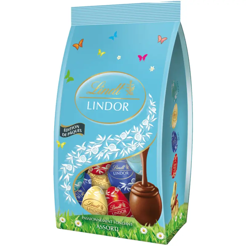LINDOR MINI EGGS blue 180g