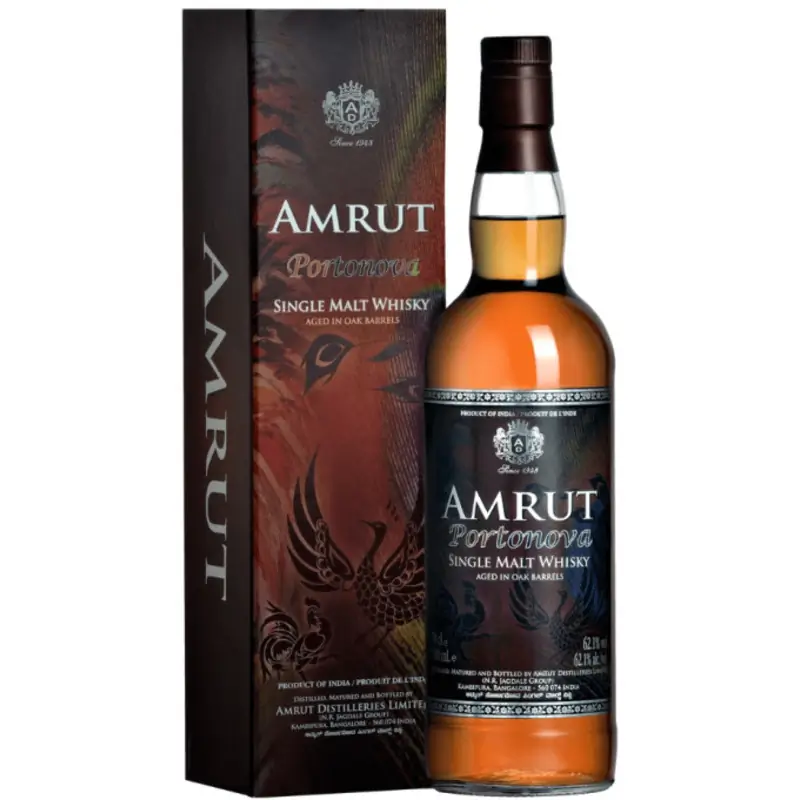 Whisky Amrut Portonova 62,1% 0,7l