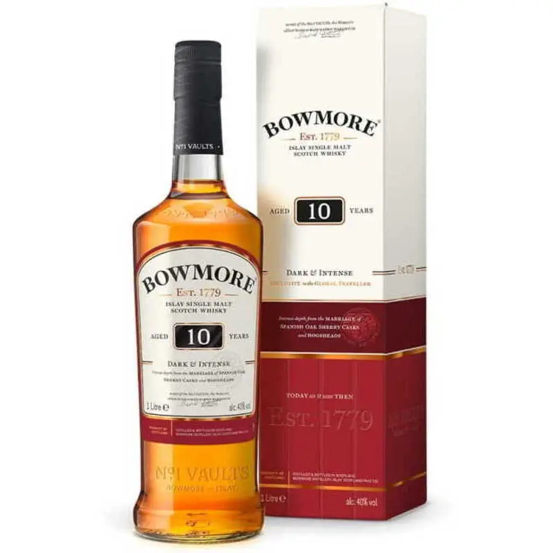Whisky Bowmore 10YO Dark & Intense 40% 1l