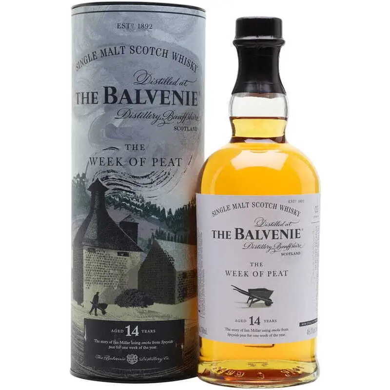 Whisky Balvenie 14YO Stories Week of Peat 48,3% 0,7l w puszce