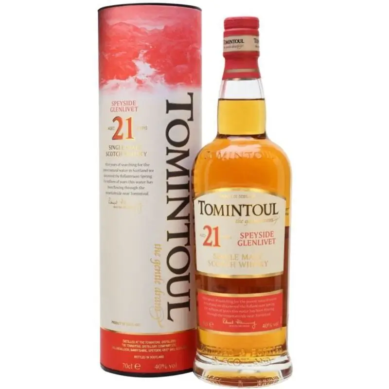 Whisky Tomintoul 21YO 40% 0,7l