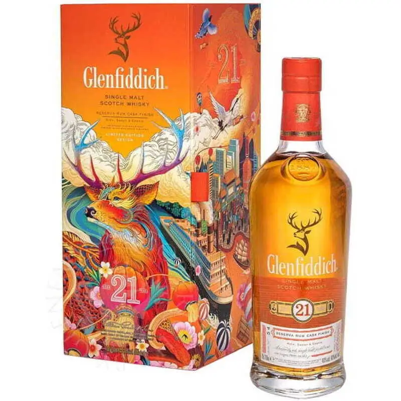 Whisky Glenfiddich 21 YO Reserva Cask Rum Finish LE 40% 0,7l w kartoniku