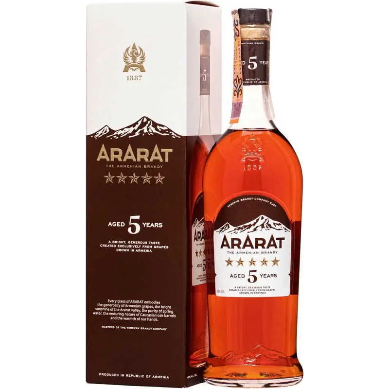 Brandy Ararat 5* 0,5l