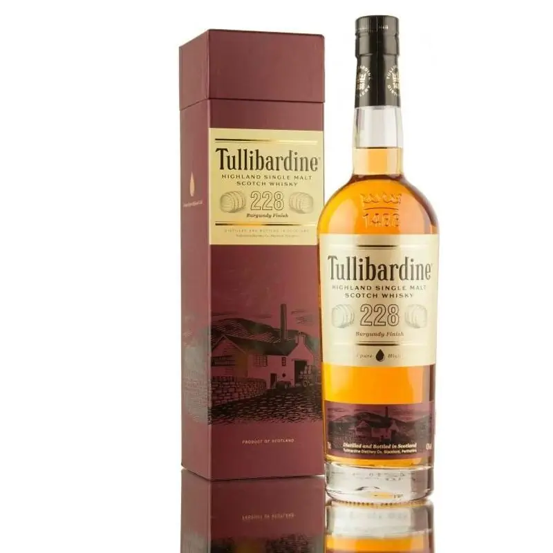 Whisky Tullibardine 228l Burgundy Cask Single Malt Scotch Whisky 43% 0,7l