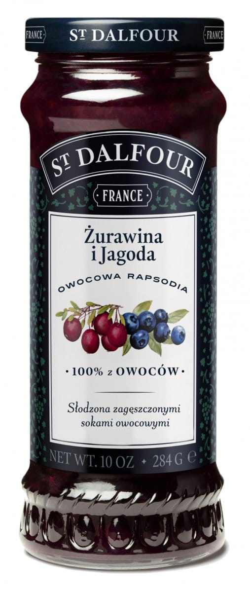 Fruit Rhapsody St. Dalfour – Cranberry with blueberry 284g